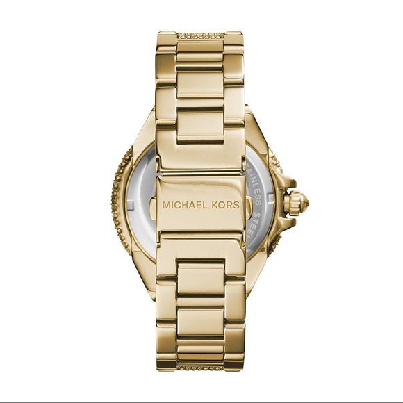 Michael Kors Camille crystal gold tone watch - Picture 4 of 7